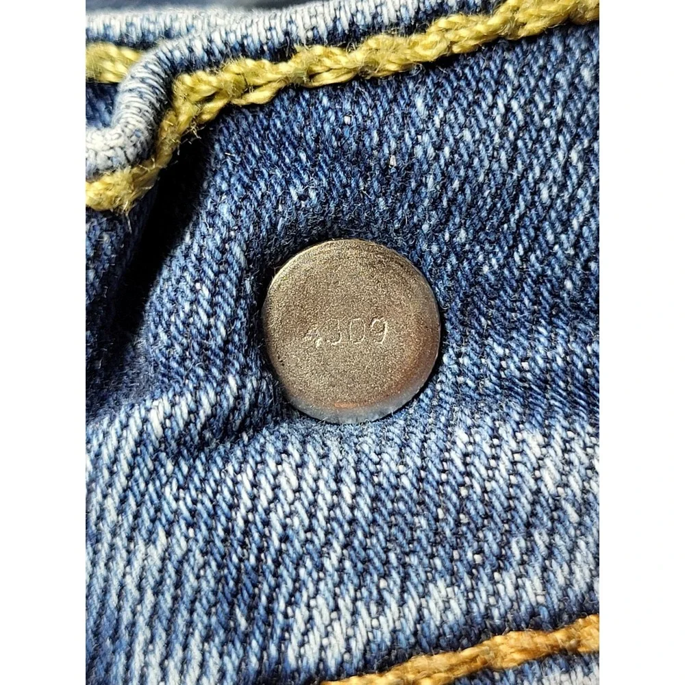 VTG Levi Mens Red Tab Mid Wash 5 Pkt Jean 70's 80's Grunge Size 46X30‎